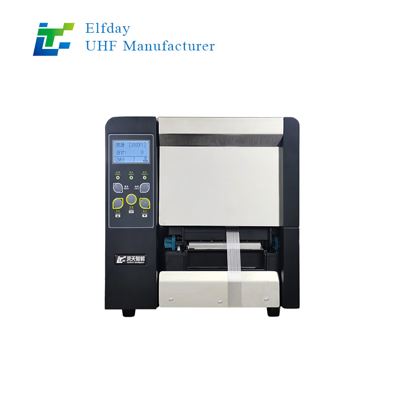 Industrial UHF RFID Printer 860-960MHz Heavy-Duty Encoding System High-Throughput Batch Processing Solution