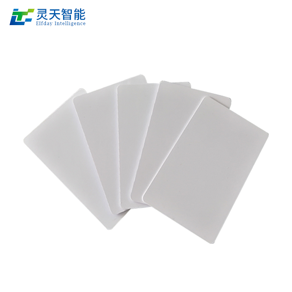 RFID Long-Range Indicator PVC White Card & NFC Card 86*54mm KU7chip NFC Card Ucode 10-Year Retention